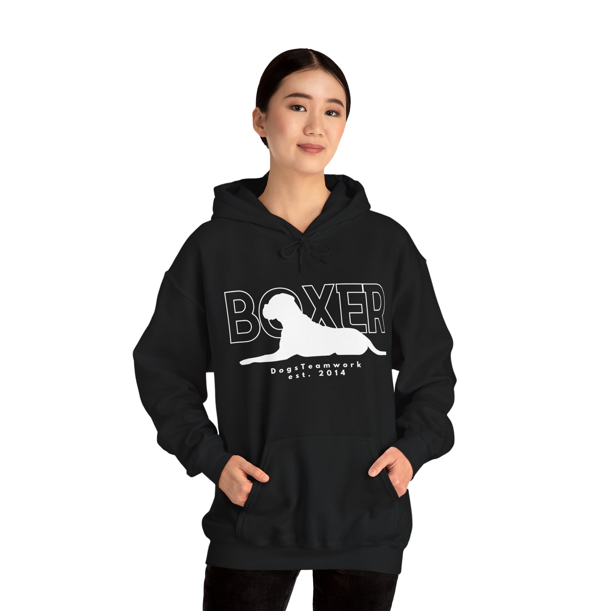 Unisex Heavy Blend Hooded Sweatshirt- BOXER – Bild 2