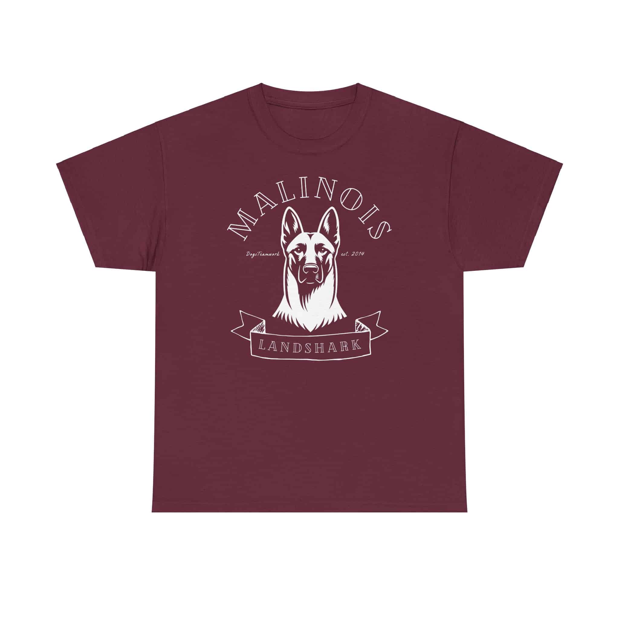 Unisex relaxed T-Shirt - Malinois landshark – Bild 4