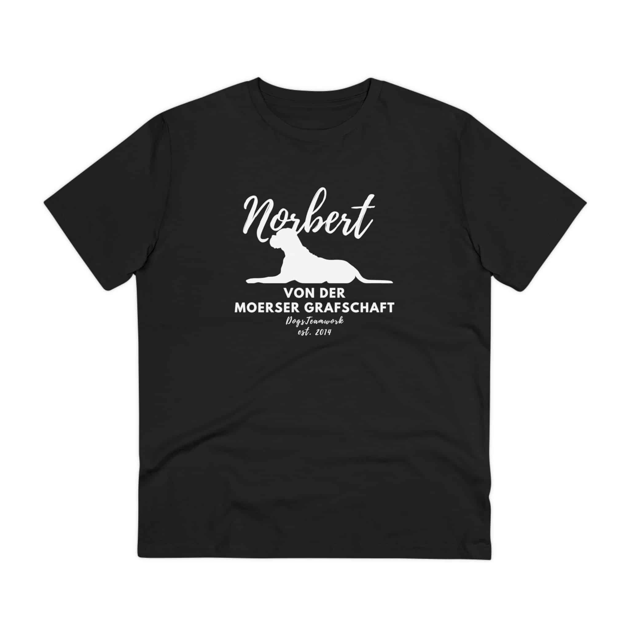 Unisex T-Shirt - Hundename mit Boxer