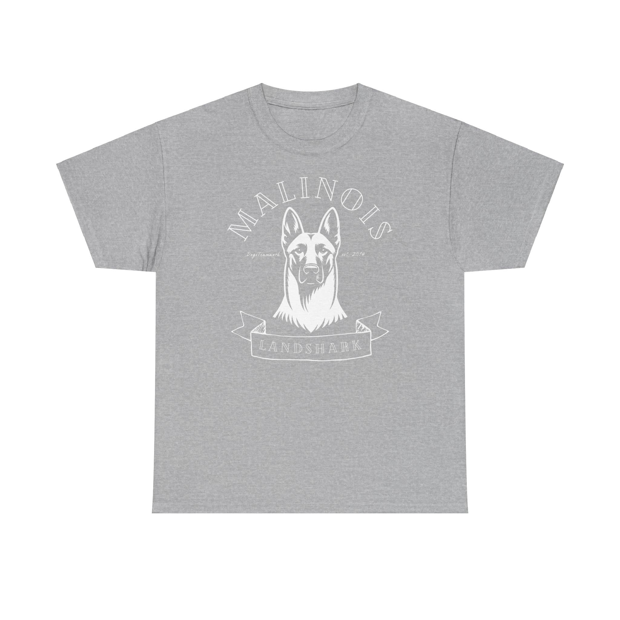 Unisex relaxed T-Shirt - Malinois landshark – Bild 3