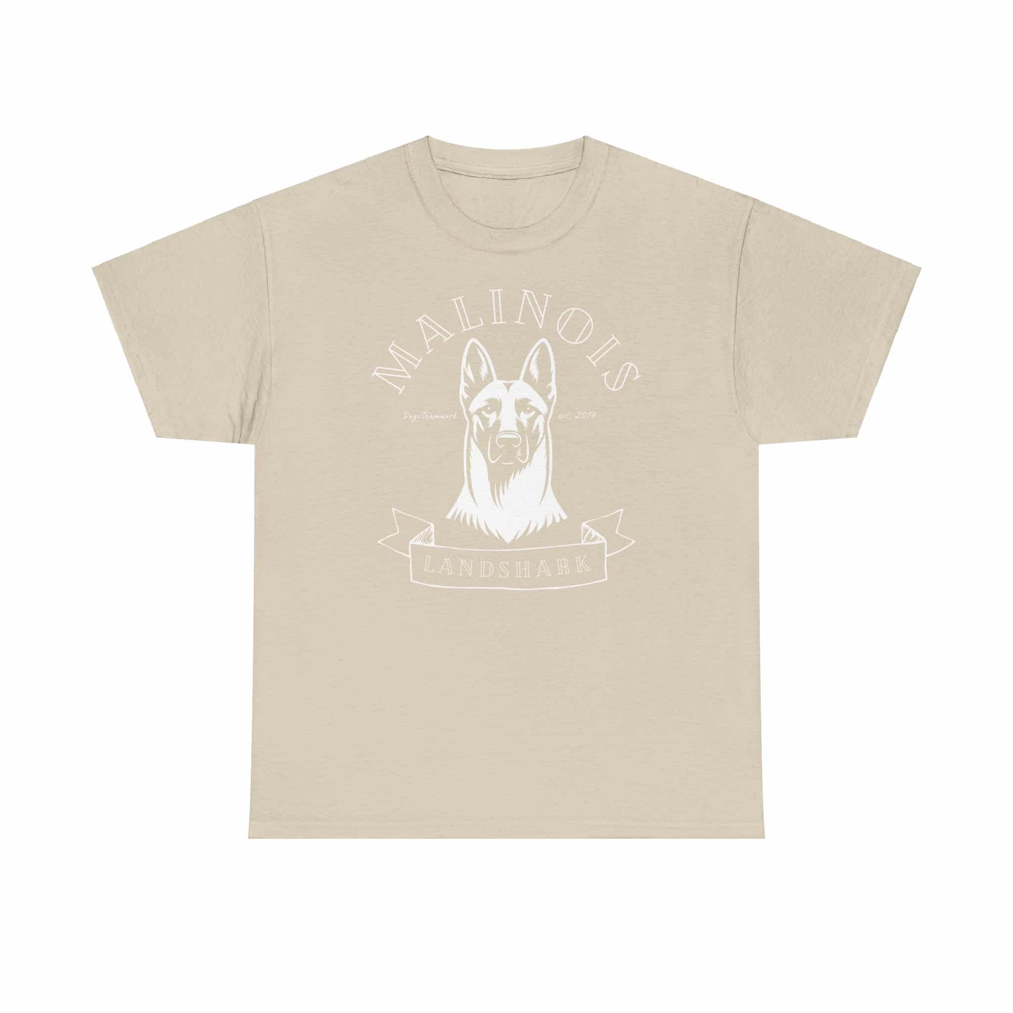 Unisex relaxed T-Shirt - Malinois landshark – Bild 2