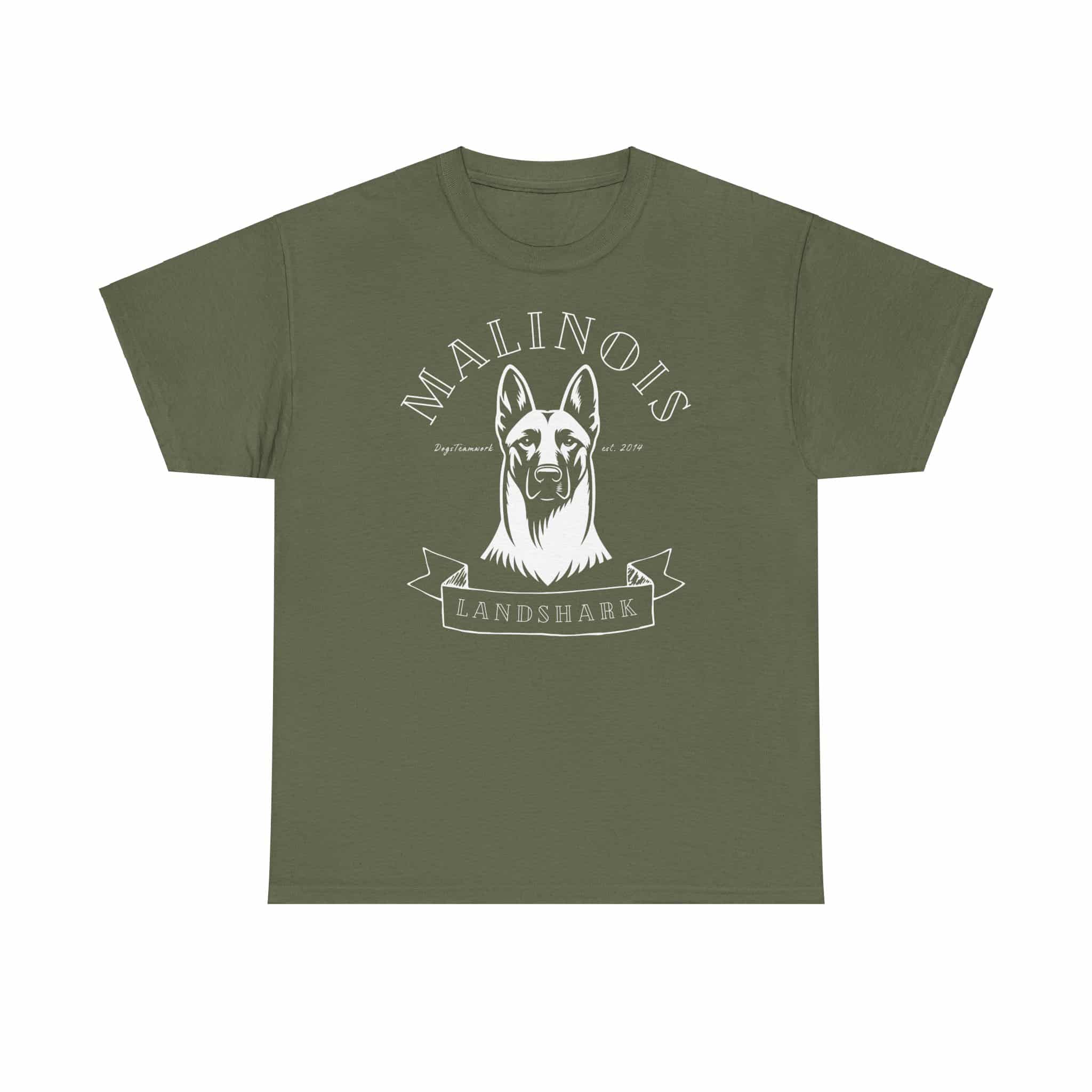 Unisex relaxed T-Shirt - Malinois landshark – Bild 5