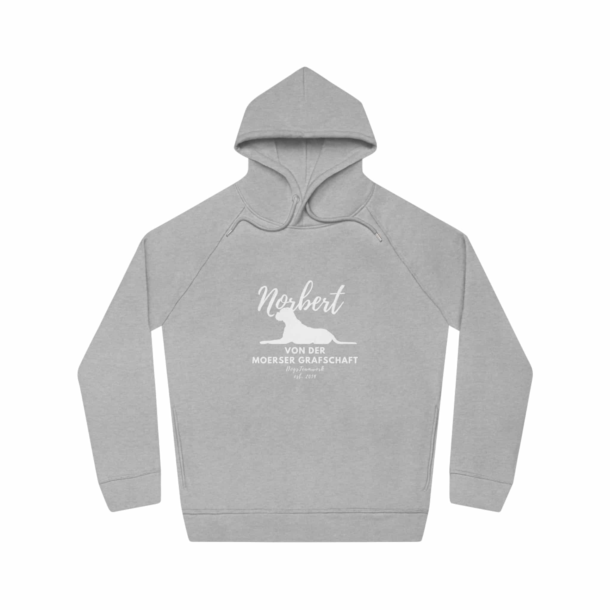 Unisex Hoodie - Hundename mit Boxer – Bild 2