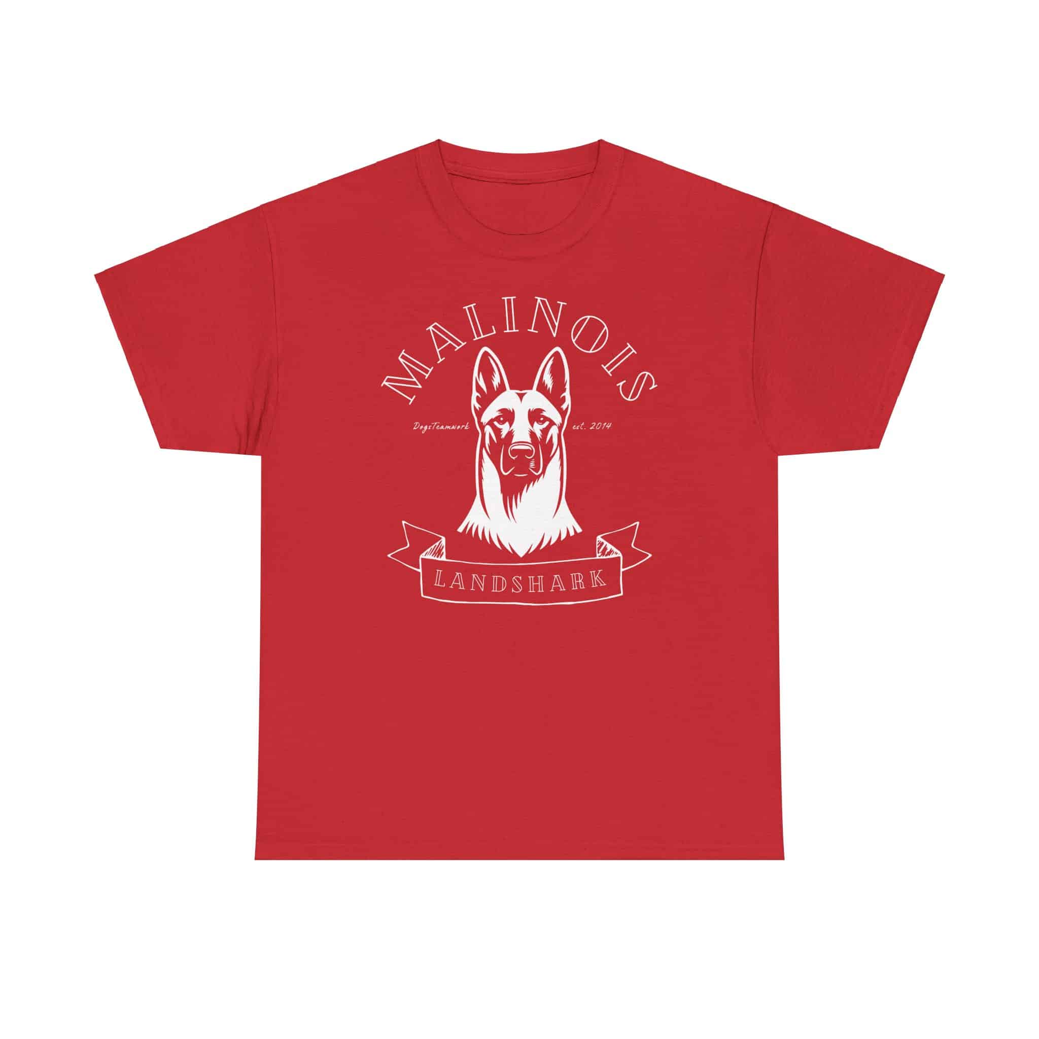 Unisex relaxed T-Shirt - Malinois landshark – Bild 12