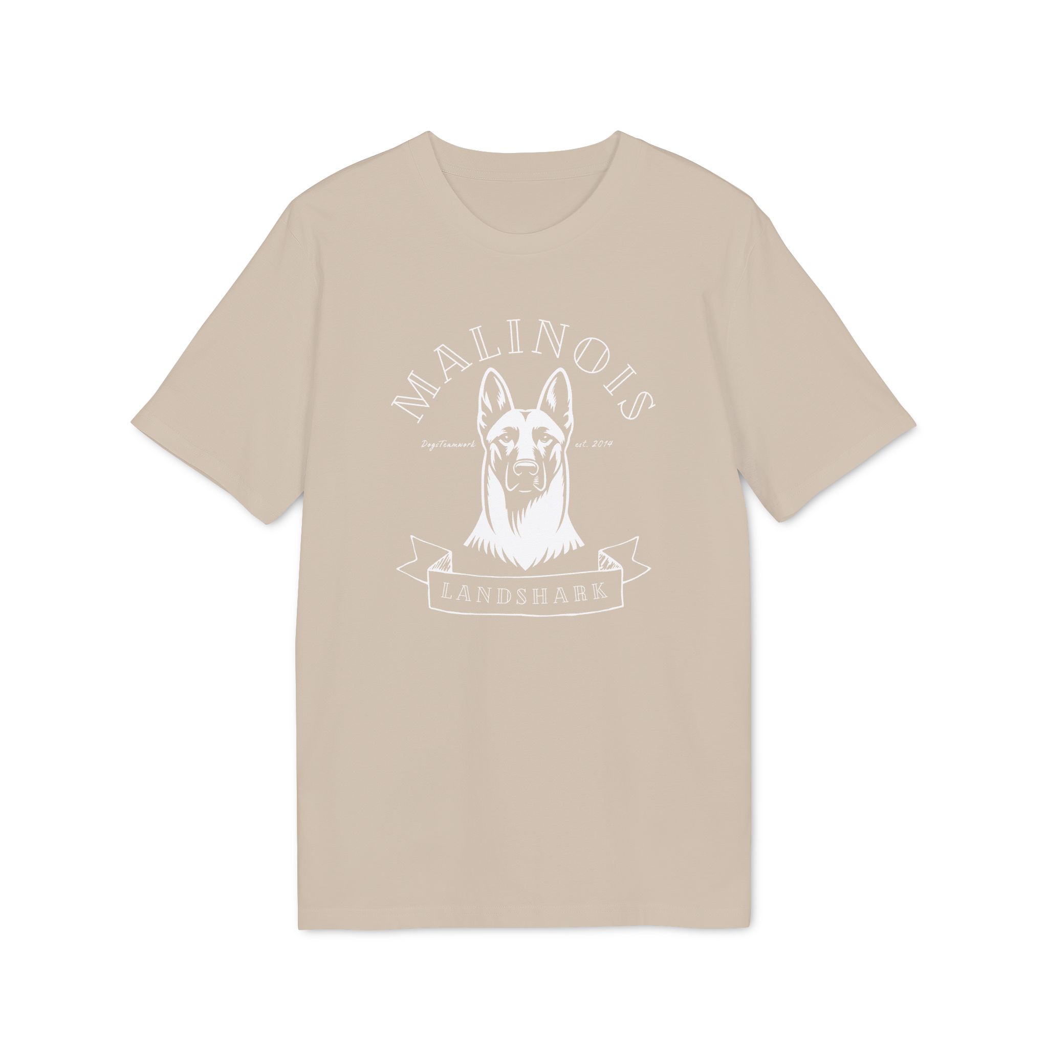 Unisex T-Shirt - Malinois landshark – Bild 2