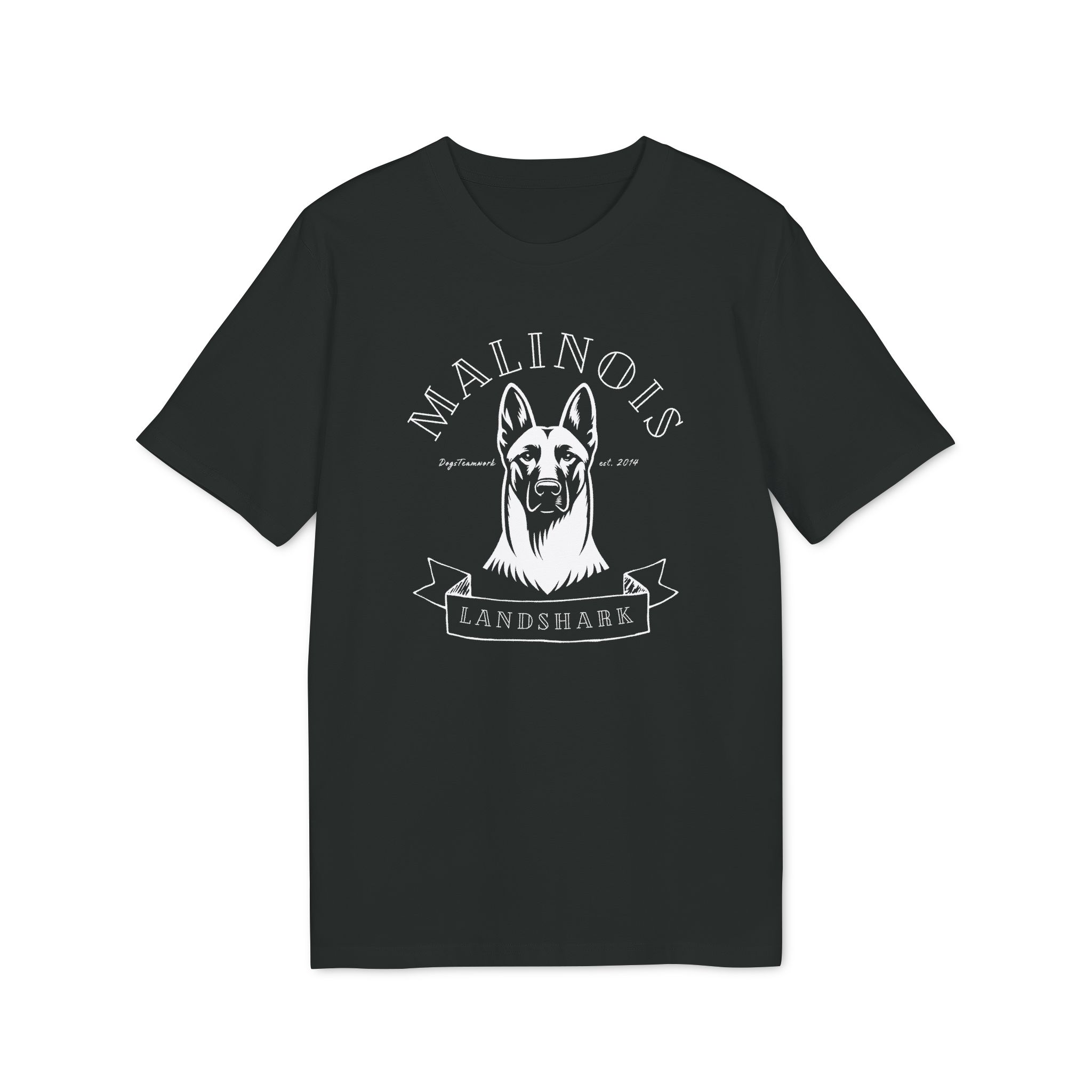 Unisex T-Shirt - Malinois landshark – Bild 4