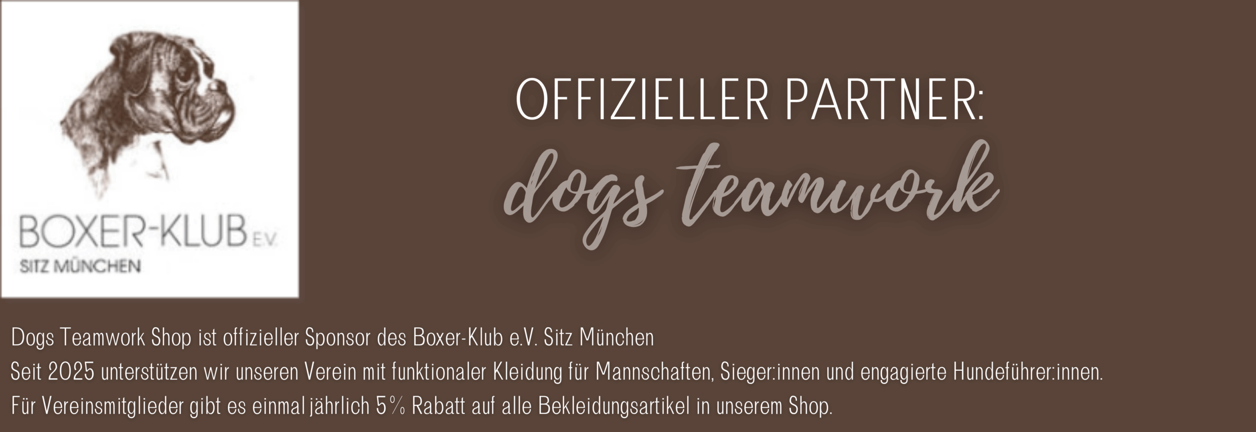 Offizieller Sponsor des Boxer-Klubs e.V.
